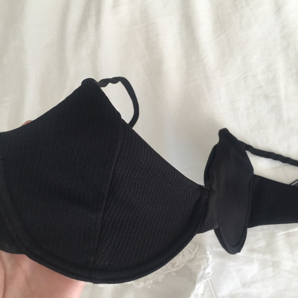 black bathing suit top!